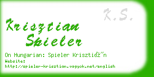 krisztian spieler business card